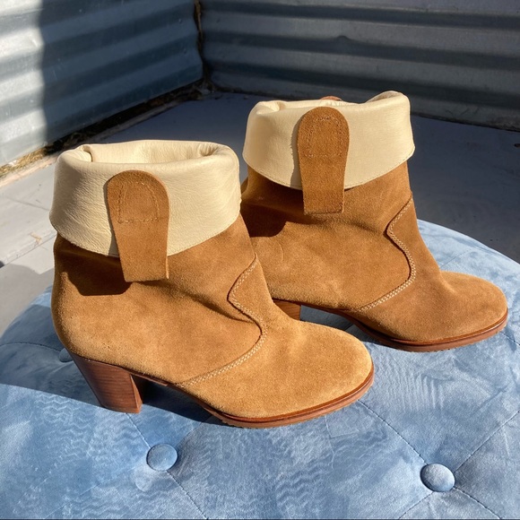 Ganni Suede Ankle Boots - Picture 15 of 16
